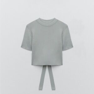 ZARA BACK VENTED SWEATER